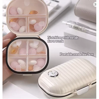 Organizator medicamente 7 compartimente tip portofel