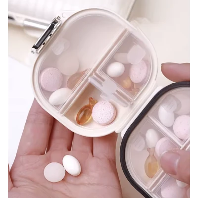 Organizator medicamente 7 compartimente tip portofel