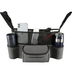 Organizator Multifunctional de Masini intre Scaune cu 2 Suport Pahare