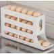 Organizator oua pentru frigider 4 niveluri capacitate 30 oua design automat