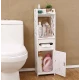 Organizator pentru baie sau camera alb cu 4 compartimente