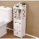 Organizator pentru baie sau camera alb cu 4 compartimente