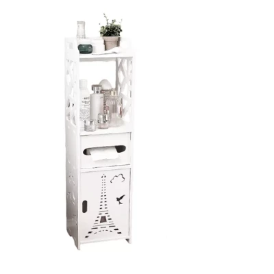 Organizator pentru baie sau camera alb cu 4 compartimente