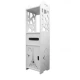 Organizator pentru baie sau camera alb cu 4 compartimente