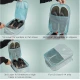 Organizator pentru incaltaminte cu 2 compartimente 22x15x30cm