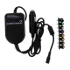 Pachet Incarcator auto universal pentru laptop, 80W cu 8 conectori
