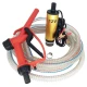 Pachet pompa transfer benzina motorina si alte lichide 12V cu furtun  3 metri si pistol