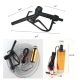 Pachet pompa transfer benzina motorina si alte lichide 12V cu furtun  3 metri si pistol
