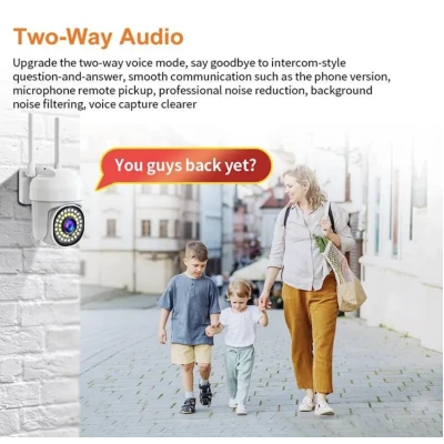 Pachet promo: 2 Camere de Supraveghere Jortan JT 8161 Full Color Smart Camera + 2 Carduri de memorie 32 GB
