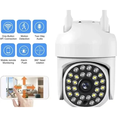 Pachet promo: 2 Camere de Supraveghere Jortan JT 8161 Full Color Smart Camera + 2 Carduri de memorie 32 GB