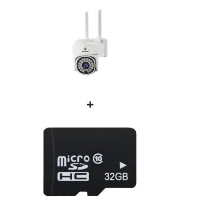 Pachet promo: 2 Camere de Supraveghere Jortan JT 8161 Full Color Smart Camera + 2 Carduri de memorie 32 GB