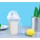 Pahar dublu pentru apa 400 ml cu 2 paie