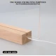 Panou luminos acrilic tip tabla de notite transparenta cu baza din lemn