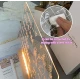 Panou luminos acrilic tip tabla de notite transparenta cu baza din lemn