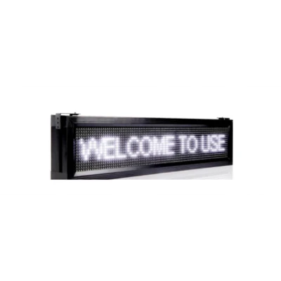 Panou luminos de exterior 100 x 20 cm LED ALB