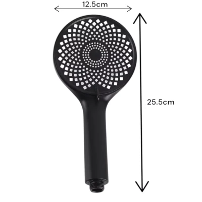 Para de dus universala 3 moduri de jet diametru 25cm NEGRU