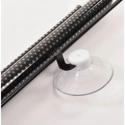 UB Parasolar auto cu ventuze retractabil negru 68 cm x 125 cm