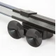 Parasolar auto retractabil impotriva razelor UV, fixare prin ventuze 70 cm