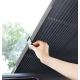Parasolar auto retractabil impotriva razelor UV fixare prin ventuze 85 cm