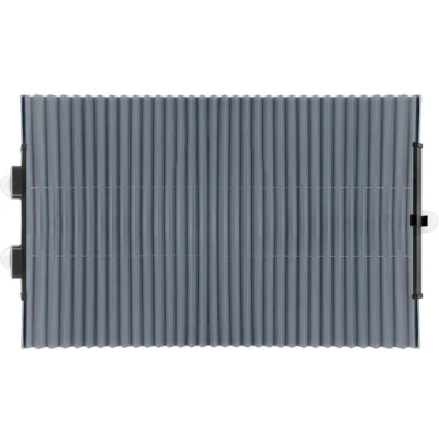 Parasolar auto tip jaluzea cu ventuze 150 x 70 x 6 cm Gri
