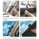 Parasolar auto tip jaluzea cu ventuze 150 x 70 x 6 cm Gri