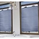 Parasolar auto tip jaluzea cu ventuze 150 x 70 x 6 cm Gri