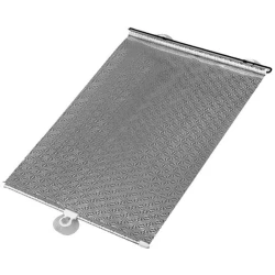 Parasolar retractabil cu ventuze pentru casa sau masina 58X125 cm Gri