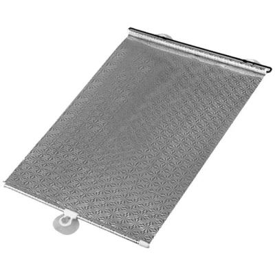 Parasolar retractabil cu ventuze pentru casa sau masina 58X125 cm Gri
