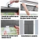 Parasolar retractabil cu ventuze pentru casa sau masina 58X125 cm Gri