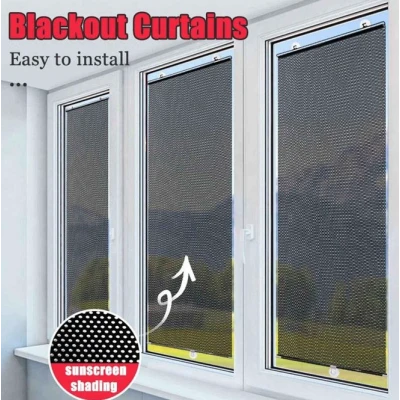 Parasolar retractabil cu ventuze pentru casa sau masina 58X125 cm Gri