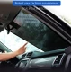 Parasolar retractabil cu ventuze pentru casa sau masina 58X125 cm Gri