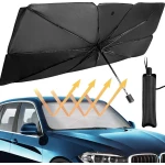 Parasolar umbrela 134cm X 80cm pentru parbrizul masinii model MARE (verificati dimensiunea)