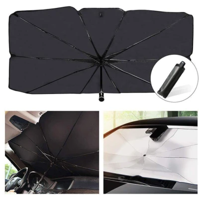 Parasolar umbrela 134cm X 80cm pentru parbrizul masinii model MARE (verificati dimensiunea)