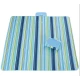 Patura de plaja/picnic tip geanta impermeabila cu dungi 130x150cm