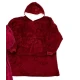Patura ROSIE cu maneci stil hanorac cu gluga si buzunar,Huggle Hoodie