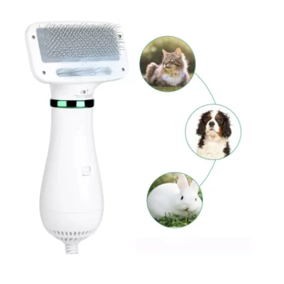 Perie 2 in 1 functie de uscator de par pentru animalele de companie