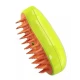 Perie 3 in 1 multifunctionala pentru animale de companie cu aburi pulverizare si dozator incorporat