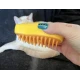 Perie animale cu abur si peri din silicon 3in1 pentru curatare masaj si blana stralucitoare