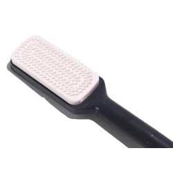 Perie cu Fire din Plastic Retractabila Autocuratare Gri 