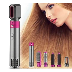 Perie de indreptat parul 5 in 1 Andowl Q M511 cu uscator
