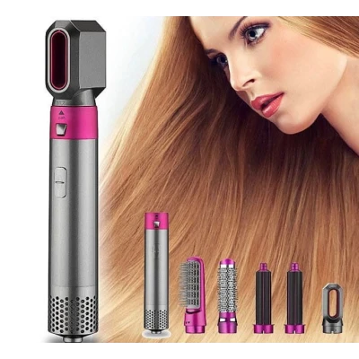 Perie de indreptat parul 5 in 1 Andowl Q M511 cu uscator
