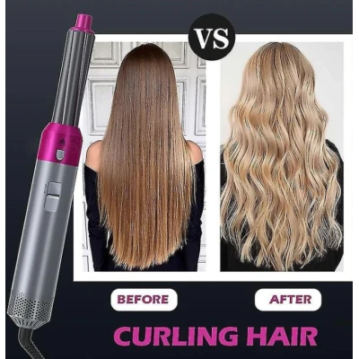 UB Perie de Par 5 in 1 Multifunctionala Hot Air Styler Multiple Accesorii incluse