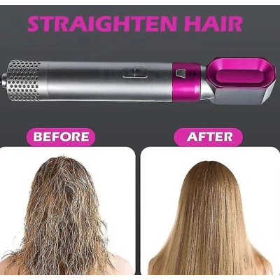 UB Perie de Par 5 in 1 Multifunctionala Hot Air Styler Multiple Accesorii incluse