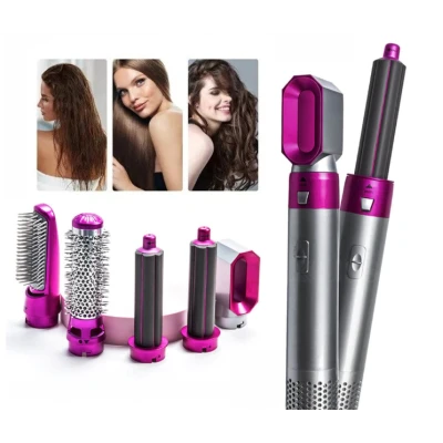UB Perie de Par 5 in 1 Multifunctionala Hot Air Styler Multiple Accesorii incluse