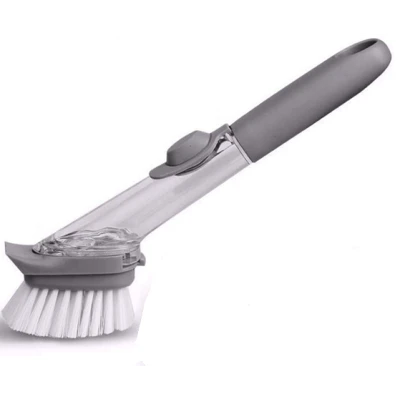 Perie de spalat vase cu dispenser de sapun