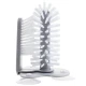 Perie dubla pentru spalare pahare si recipiente, interior/exterior cu 3 ventuze
