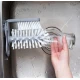 Perie dubla pentru spalare pahare si recipiente, interior/exterior cu 3 ventuze