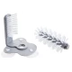 Perie dubla pentru spalare pahare si recipiente, interior/exterior cu 3 ventuze