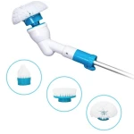 Perie Electrica Rotativa Tip Mop Pentru Curatat Hurricane Spin Scrubber Cu Trei Capete