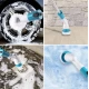 Perie Electrica Rotativa Tip Mop Pentru Curatat Hurricane Spin Scrubber Cu Trei Capete
